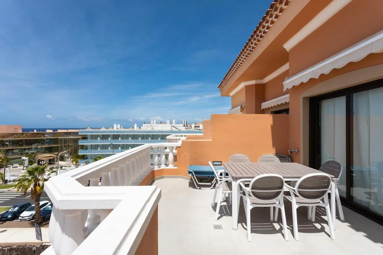 Exclusive Penthouse: Beachfront Oasis with Heated Pool Playa de las Americas  Apartment